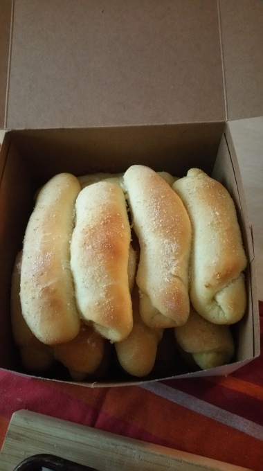 Sweet bread in a box